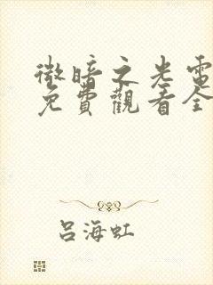 微暗之光电视剧免费观看全集