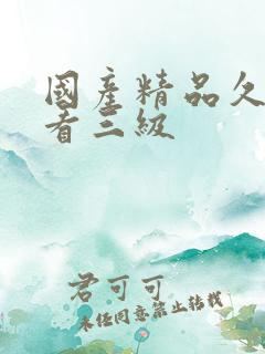 国产精品久久久看三级