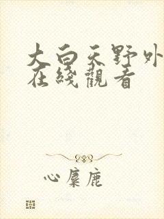 大白天野外野战在线观看