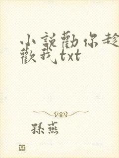 小说劝你趁早喜欢我txt