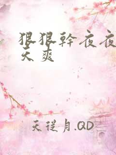 狠狠干夜夜操天天爽