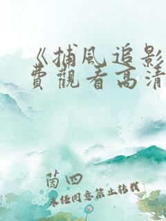 《捕风追影》免费观看高清国语