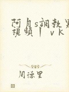 阿月s调教男奴视频丨ⅴk