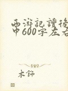 西游记读后感初中600字左右