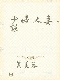 少妇 人妻 小说