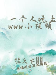 一个人晚上看的www小视频 一个人晚上看的www小视频
