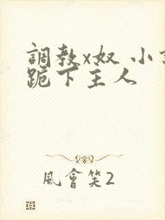 调教x奴 小说跪下主人