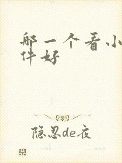 哪一个看小说软件好