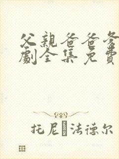 父亲爸爸爹电视剧全集免费观看高清