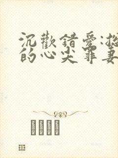 沉欢错爱:总裁的心尖罪妻 沉欢错爱:总裁的心尖罪妻