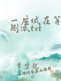 一座城在等你未删减txt