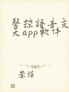 声控语音交友聊天app软件