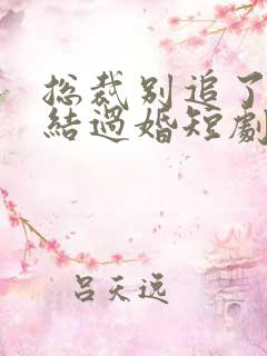 总裁别追了我们结过婚短剧免费观看
