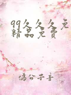 99久久久免费精品免费