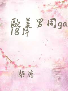 欧美男同gay18片 欧美男同gay18片