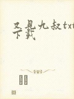 又见九叔txt下载