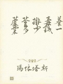 芦荟排毒养颜胶囊多少钱一盒