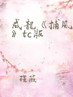 成龙《捕风追影》tc版