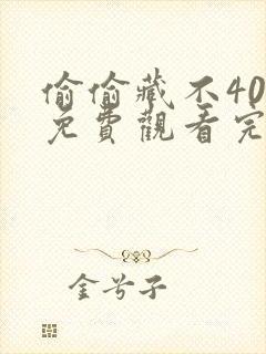 偷偷藏不40集免费观看完整版