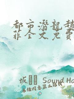 都市潜龙赵东苏菲全文免费阅读小说