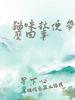 猫咪拉便带血怎么回事 猫咪拉便带血怎么回事