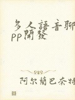 多人语音聊天app开发 多人语音聊天app开发