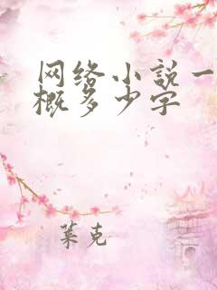 网络小说一章大概多少字
