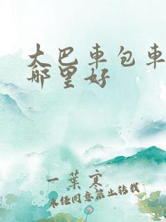 大巴车包车平台哪里好