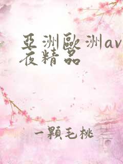 亚洲欧洲av午夜精品
