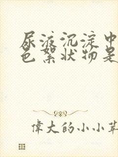 尿液沉淀中有白色絮状物是怎么回事
