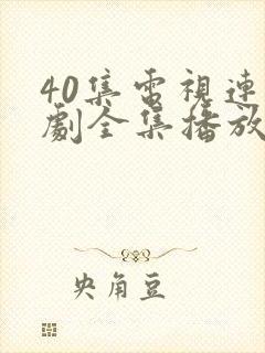 40集电视连续剧全集播放大全