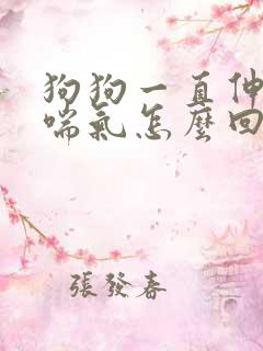 狗狗一直伸舌头喘气怎么回事