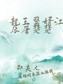 龙王医婿江辰江辰唐楚楚 龙王医婿江辰江辰唐楚楚