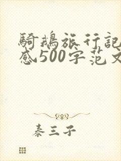 骑鹅旅行记读后感500字范文