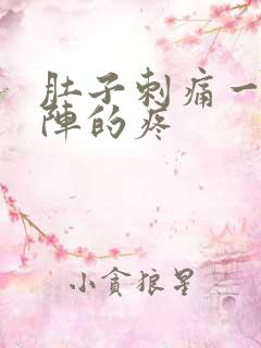 肚子刺痛一阵一阵的疼