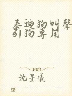 泰迪狗叫声音吸引狗专用