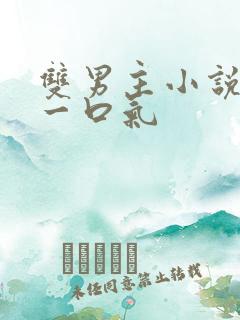 双男主小说推文一口气