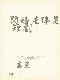 闪婚老伴是豪门 短剧