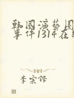 韩国演艺圈悲惨事件1314在线观看