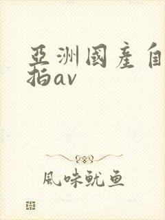 亚洲国产自拍偷拍av