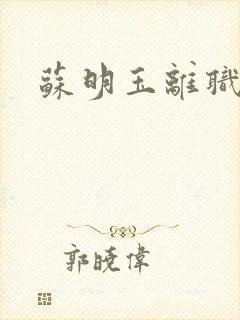 苏明玉离职