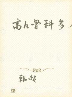 高h骨科多人