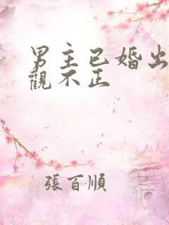 男主已婚出轨三观不正