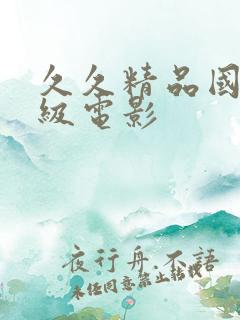 久久精品国产三级电影