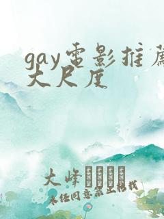 gay电影推荐大尺度