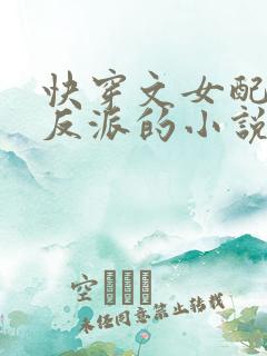 快穿文女配攻略反派的小说