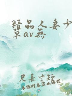 精品人妻少妇嫩草av无