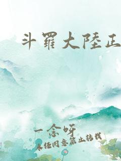 斗罗大陆正版