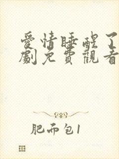 爱情睡醒了电视剧免费观看全集高清