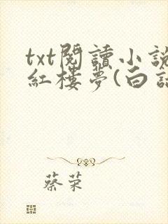 txt阅读小说红楼梦(白话文版)